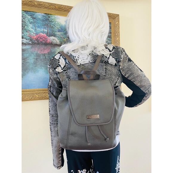 Vtg Coach gray neoprene backpack 6205 - Picture 3 of 10